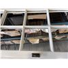 Image 2 : VINTAGE WINDOW PANE W/ MIRRORS INSERTED 20.5x48"