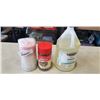 Image 1 : NEW GALLON OF HAWAIIAN CHAVED ICED WEDDING CAKE FLAVOUR AND 2 NEW CHICOREE LEROUX INSTANT COFFEE