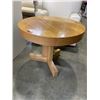 Image 1 : SOLID WOOD ROUND ACCENT TABLE