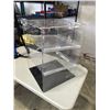 Image 3 : ACRYLIC THREE-TIER DISPLAY CASE AND ACRYLIC TUBE WITH STRAP