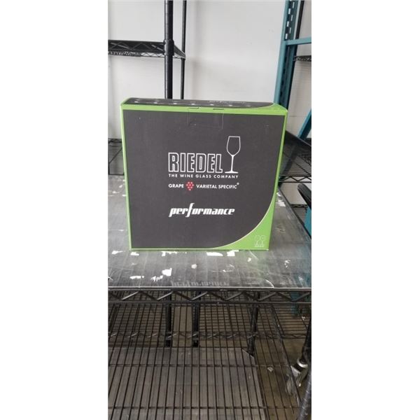 2 NEW RIEDEL PINOT NOIR CRYSTAL GLASSES