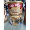 Image 2 : 2 NEW CAFFE D'VITA HOT COCOA, 3LBS TUBS AND 1 NEW CAFFE D'VITA MEXICAN SPICED GROUND CHOCOLATE