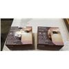 Image 1 : SET OF 8 NEW LED OUTDOOR WALL LIGHTS, ANGLE ADJUSTABLE, ALUMINUM, MATTE BLACK FINISH, 4 PER BOX