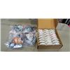 Image 1 : NEW BOX OF EARBUDS AND LARGE BAG OF NEW CHARGING CABELS