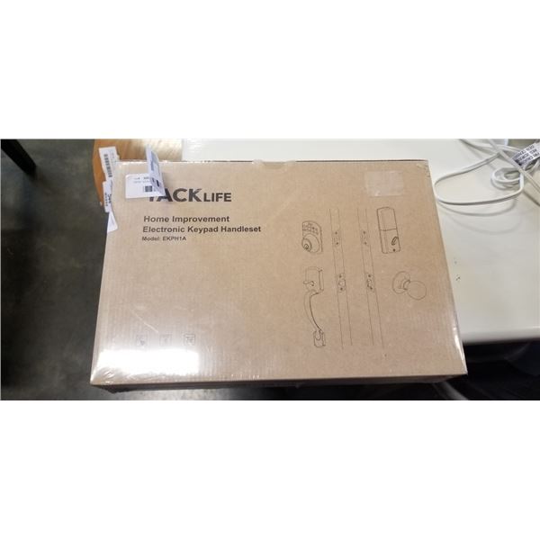 NEW SEALED TACKLIFE HOME IMPROVMENT ELETRONIC KEYPAD HANDLESET