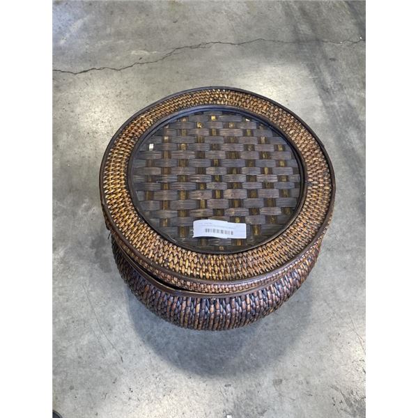 RATTAN STORAGE DECORATIVE BASKET