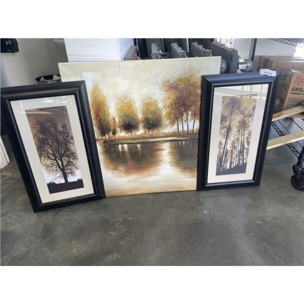 3 DECORATIVE WALL HANGINGS