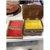 Image 4 : ASSORTED WOOD BOXES AND CARVED ITEMS