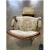 Image 4 : ANTIQUE CHAIR W/ FOOT STOOL