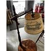 Image 2 : ANTIQUE FLOOR LAMP AND STOOL