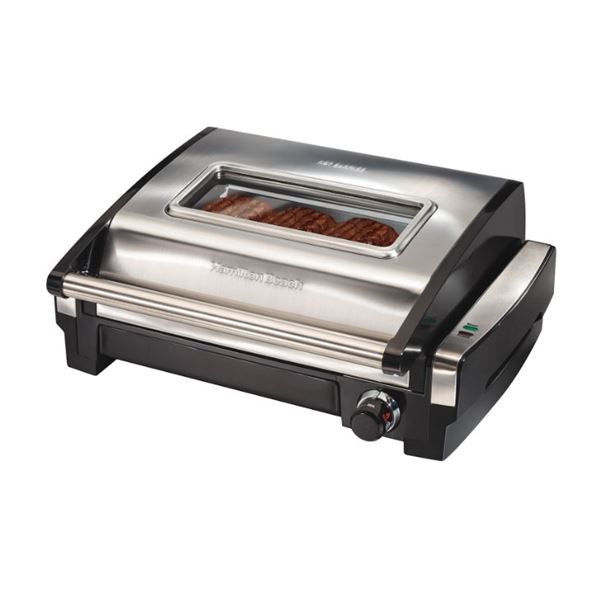 HAMILTON BEACH INDOOR SEARING GRILL - TESTED WORKING, RETAIL $159
