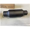 Image 2 : 2 NEW PROFESSIONAL 2.5 IN / OUT STAINLESS STEEL RESONATOR MUFFLER