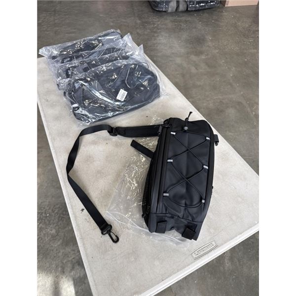 6 NEW BICYCLE REAR BAGS WITH SHOULDER STRAP FOR BACKPACK