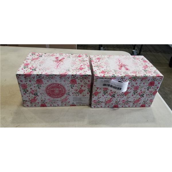 2 NEW MUSICAL JEWELLERY BOX AND NECLACE GIFT SETS FOR HER