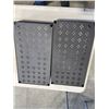 Image 3 : 2 VIVO CLAMP ON SHELVES WITH2 TIER STORAGE SHELF
