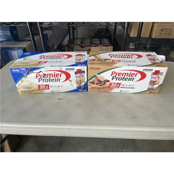 2 CASES OF PREMIER PROTEIN DRINKS, BB 2027