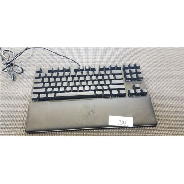 RAZER BLACKWIDOW V3 TENKEYLESS BACKLIT GAMING KEYBOARD - TESTED WORKING