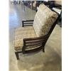 Image 2 : WOOD PILLOW BACK ACENT CHAIR