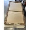 Image 3 : VINTAGE WINDOW PANE W/ MIRRORS INSERTED 24x42"