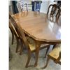 Image 3 : FRENCH PROVINCIAL DINING TABLE W/ 6 CHAIRS