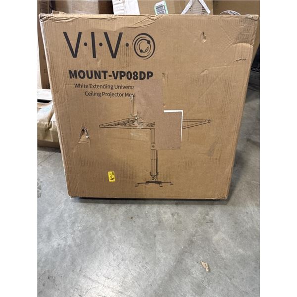 WHITE EXTENMDING UNIVERSAL CEILING PROJECTOR MOUNT