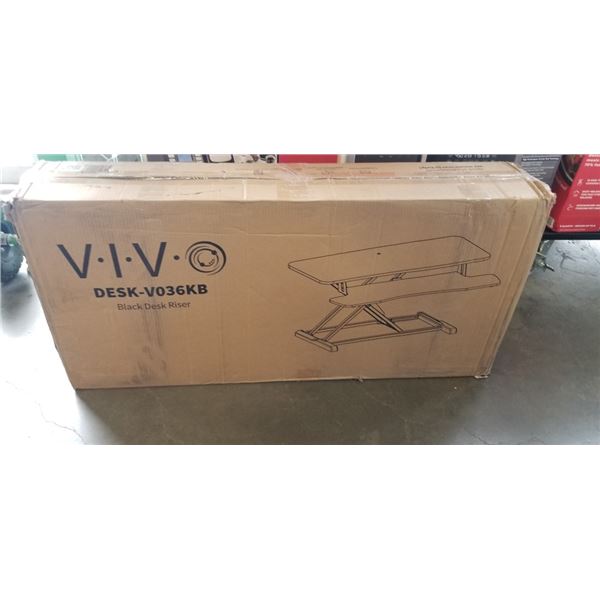 VIVO BLACK DESK RISER