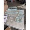 Image 2 : 6 NEW 5PC SHOWER CADDY SETS, LIGHT GREEN