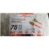 Image 2 : AS NEW 75FT INDOOR OUTDOOR HEAVY DUTY LIGHTED 3 WIRE GROUNDED EXTENSION CORD,ORANGE, 12AWG