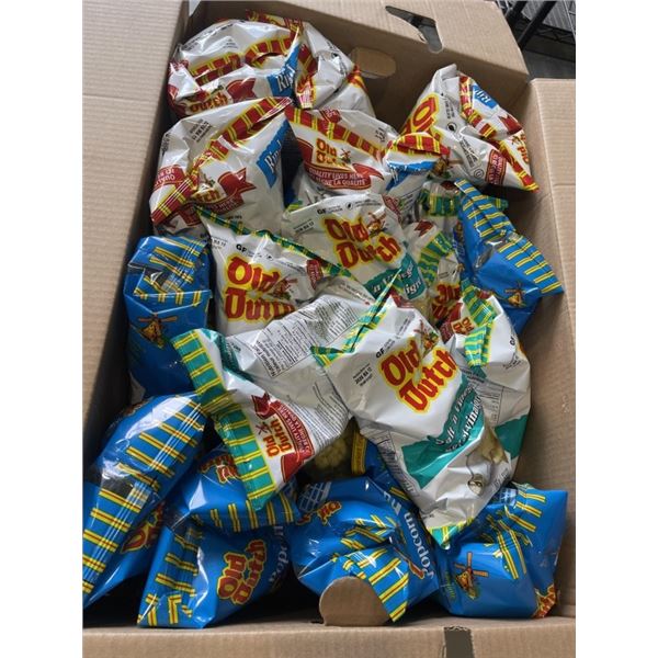 CASE OF ASSORTED OLD DUTCH CHIPS, BB 2026 APRIL / MAY