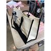 Image 4 : 5 NEW CANVAS CARRY TOTES ' NOT A DAY OVER FABULOUS' IN GIFT BOX WITH CARD