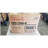Image 1 : NEW CASE OF SAIGON CHILI GARLIC SAUCE, 3 5.6KG TUBS