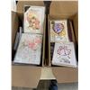 Image 2 : 4 BOXES OF ASSORTED VINTAGE GREETING CARDS, PACKS OF 12 APPROX 800 TOTAL