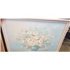 Image 3 : LARGE OIL ON CANVAS FLORAL AND EASTER FRAMED PRINT