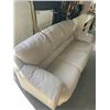 Image 2 : LIGHT BEIGE LEATHER SOFA