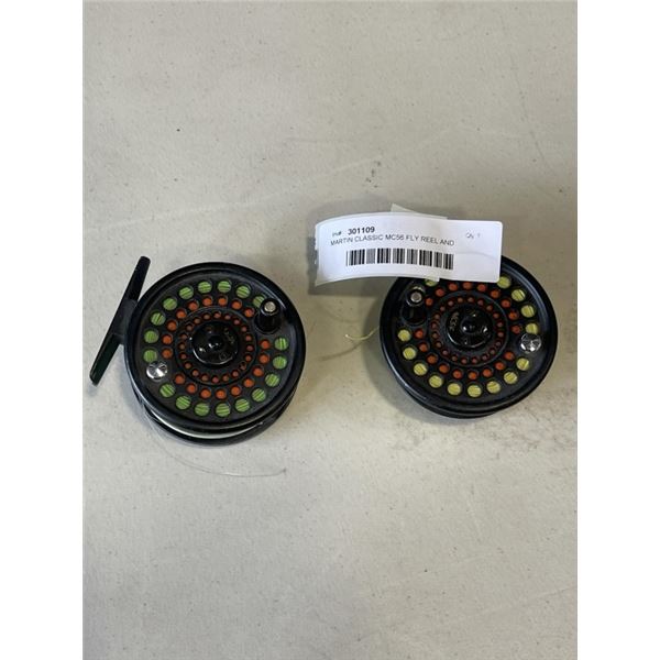 MARTIN CLASSIC MC56 FLY REEL AND EXTRA SPOOL