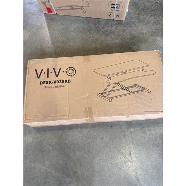VIVO BLACK DESK RISER