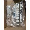 Image 1 : 8 ASSORTED NEW PATIO SLIDING DOOR HANDLE HARDWARE KITS, ASSORTED MODELS AND COLORS
