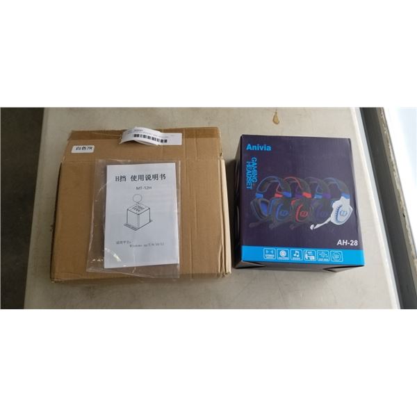 NEW GAMING HEADSET AND NEW USB SIMULATOR SHIFTER