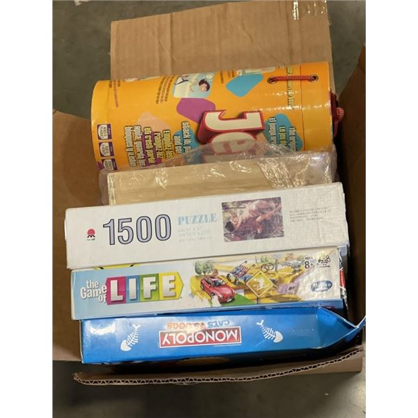 BOX OF BOARD GAMES