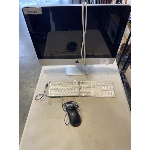 21.5" IMAC COMPUTER W/ KEYBAORD AND MOUSE -  PASSWORD RESET - 1234