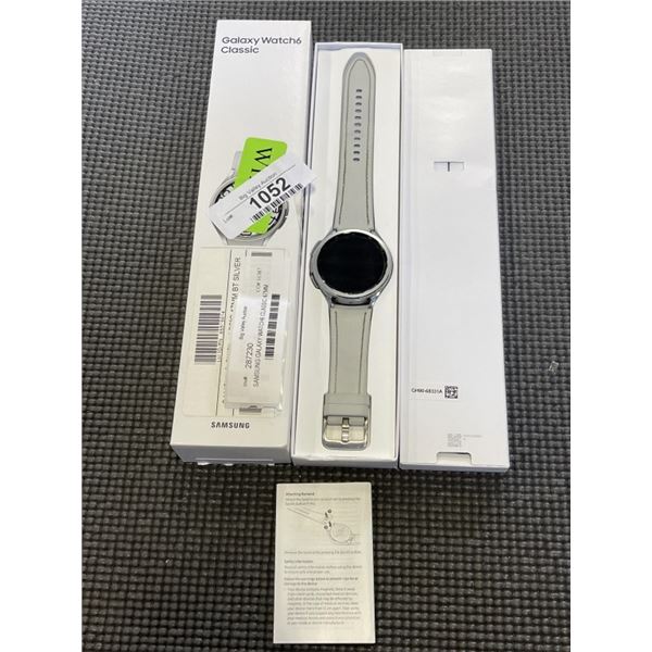 SAMSUNG GALAXY WATCH6 CLASSIC 47MM BLUETOOTH SMARTWATCH - TESTED WORKING, RETAIL $589
