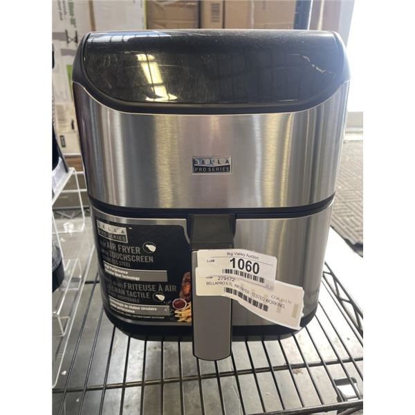 AS NEW BELLAPRO 5.7L  AIR FRYER - TESTED WORKING, RETAIL $219