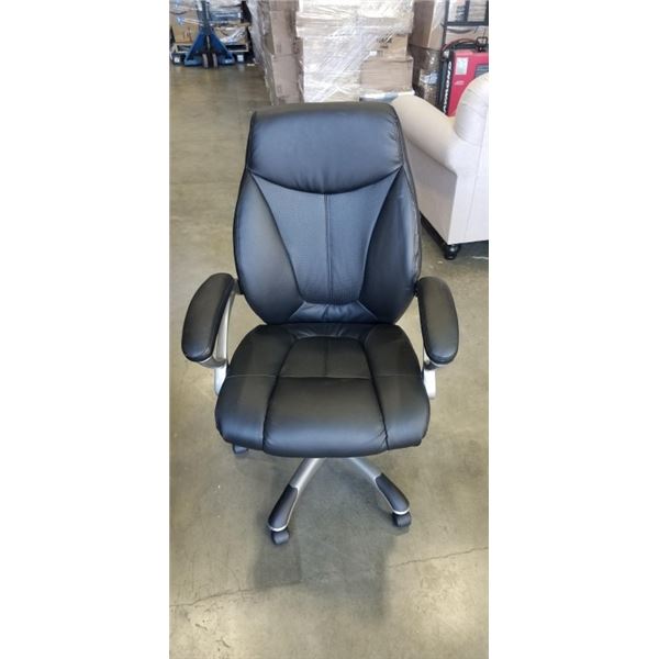 LEATHER ADJUSTABLE OFFICE CHAIR