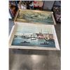 Image 1 : 2 LARGE PAINTINGS SIGNED AND FRAMED