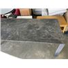 Image 6 : METAL BASE, STONE STYLE TOP TABLE 39.5 x 94.5"