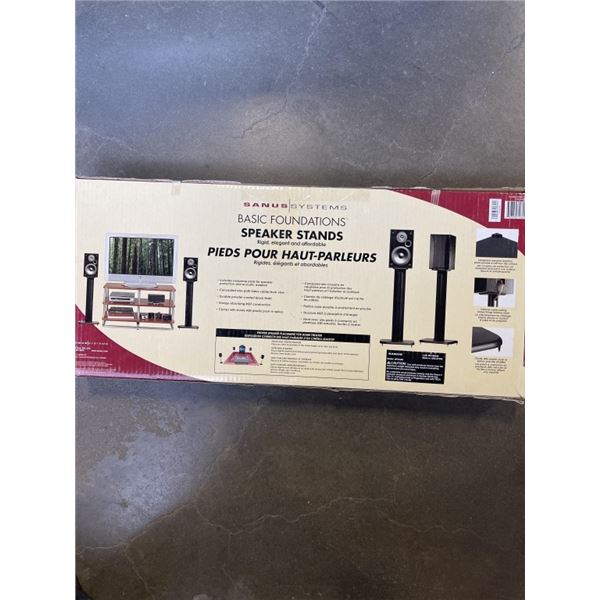 SANUS SPEAKER STANDS, SOUNDBAR MOUNT AND STREAMING DEVICE MOUNT