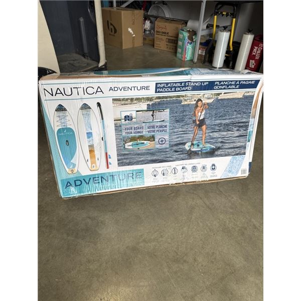 AS NEW NAUTICA ADVENTURE INFLATABLE STAND UP PADDLE BOARD KIT