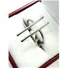 Image 2 : STERLING SILVER PLAIN RING, SIZE 7, RETAIL $150.00.