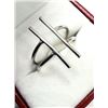 Image 3 : STERLING SILVER PLAIN RING, SIZE 7, RETAIL $150.00.