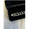 Image 3 : NEW PLATINUM PLATED ICED OUT SIMULATED DIAMOND (CZ) 14.0MM CUBAN LINK BRACELET - 8" LONG